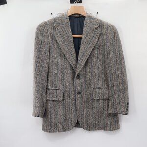 Vintage Harris Tweed Scottish Wool Blazer